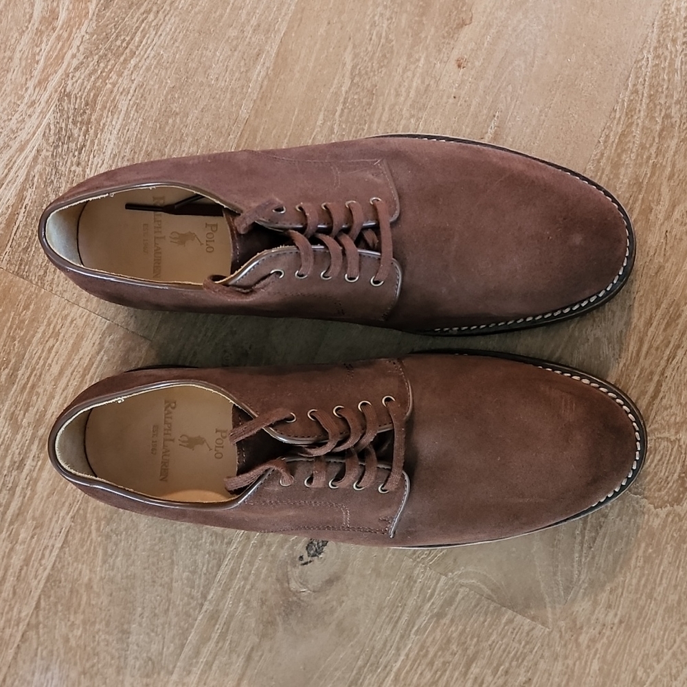Polo Ralph Lauren Brown Suede Bucks 9.5
